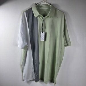Maelreg Performance Golf Polo Shirt‎ Mens 2XL Two Tone Athletic Casual